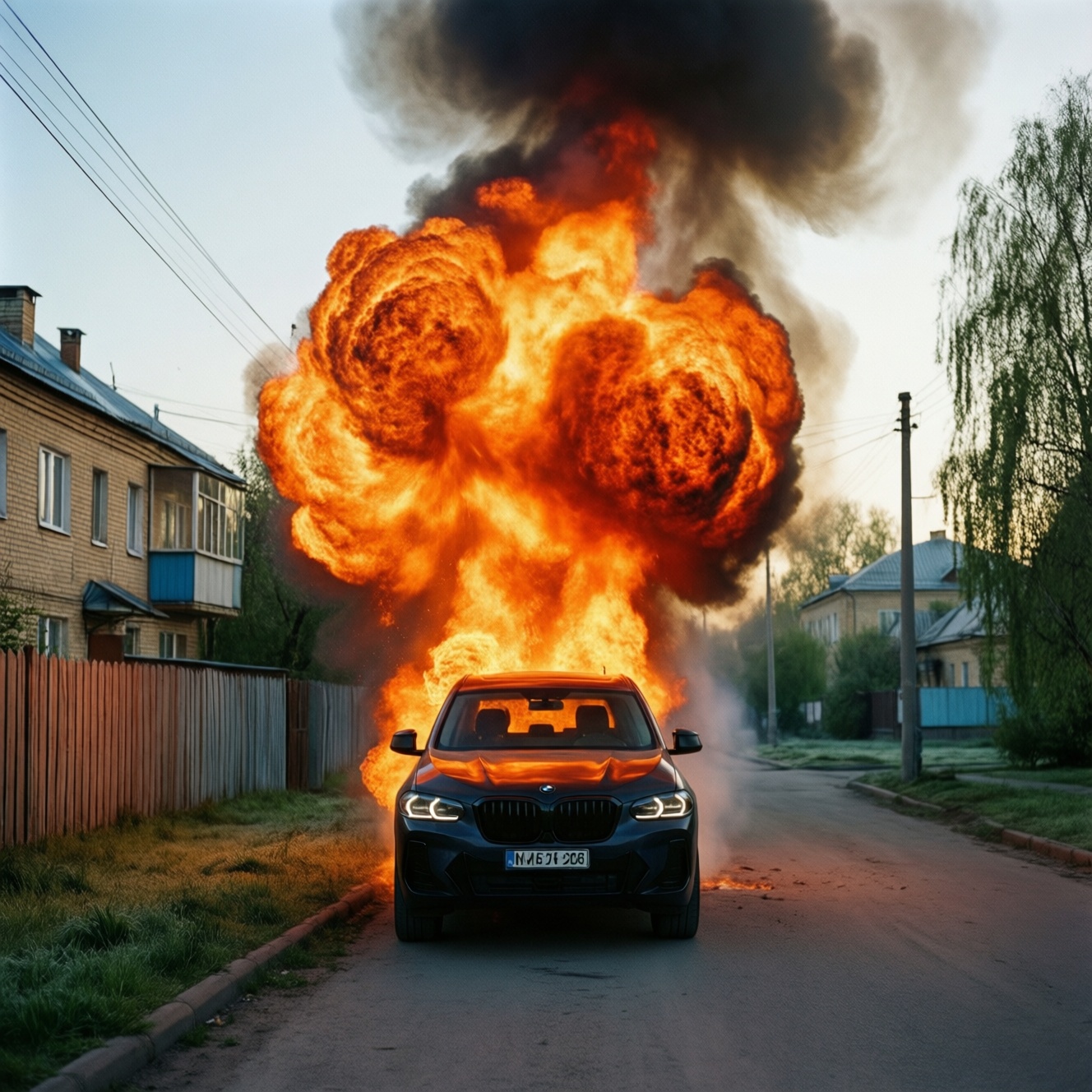 Теракт в Балашихе со взрывом Bmw X3 могли привязать к совещанию СНГ в Москве