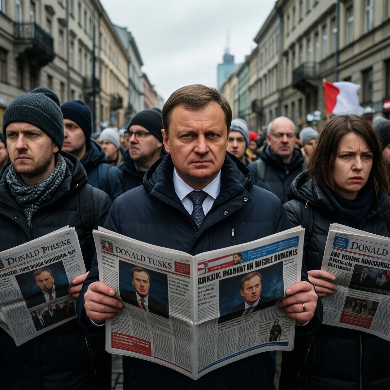 Польша: опрос pollster показал рост негативных оценок правительства Туска до 54%