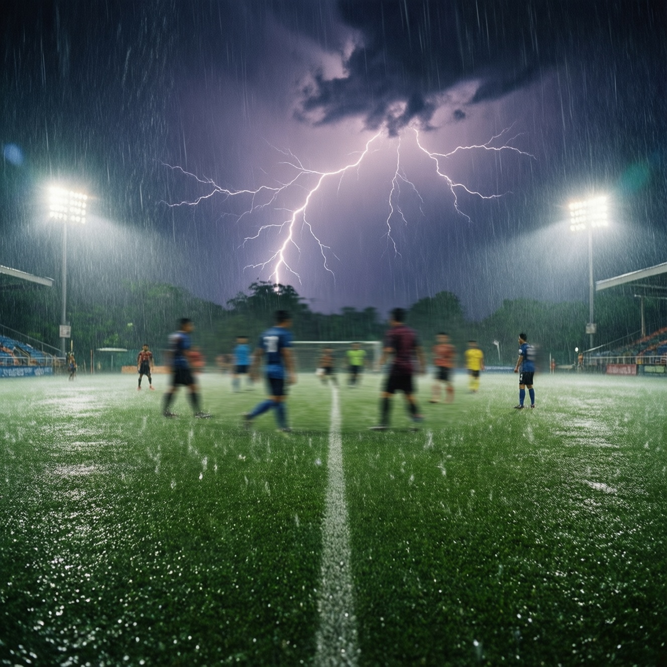 Удар молнии на матче golok Fa cup 2026 в Таиланде: погиб футболист