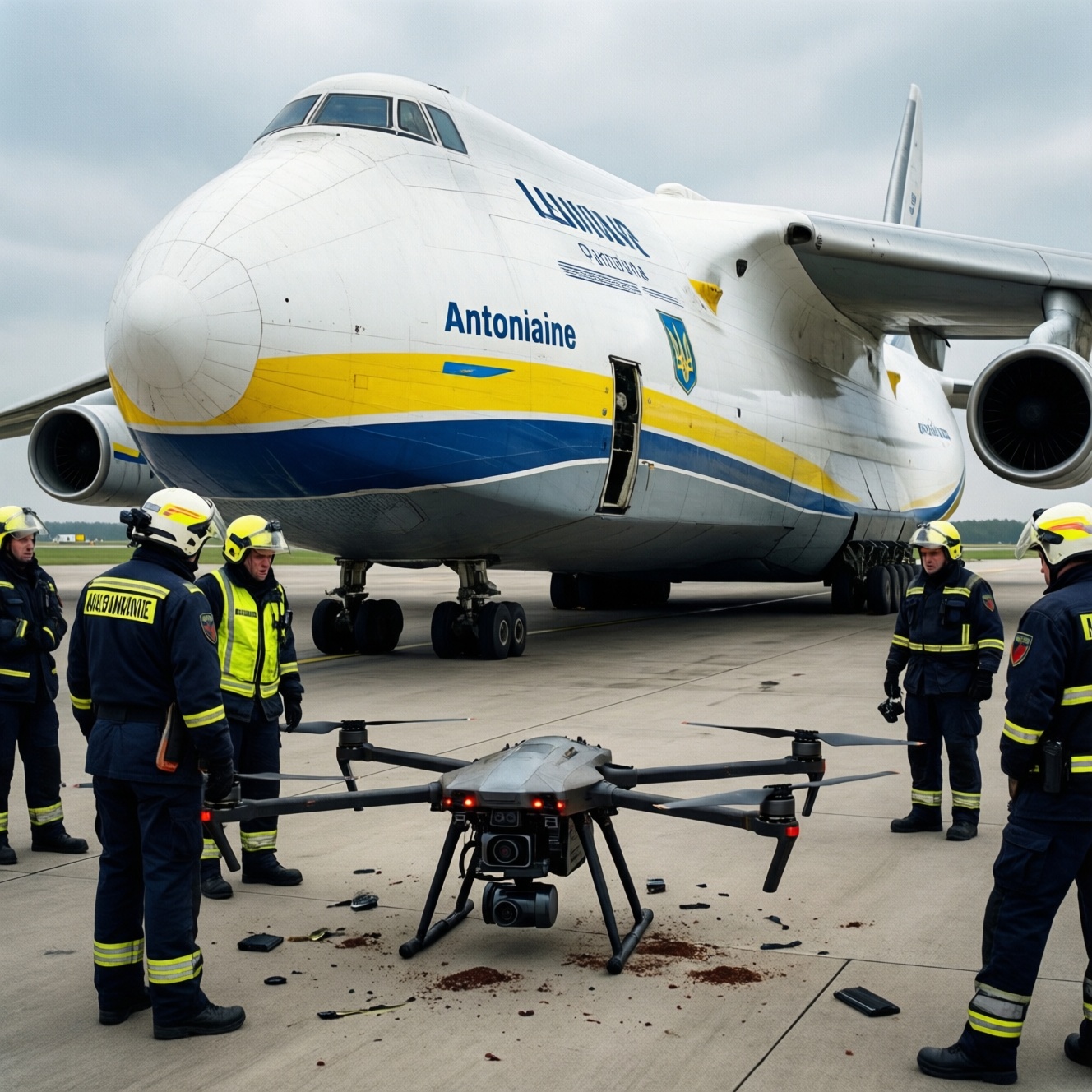 В аэропорту Лейпцига у Ан‑124 «Руслан» нашли дрон с взрывчаткой